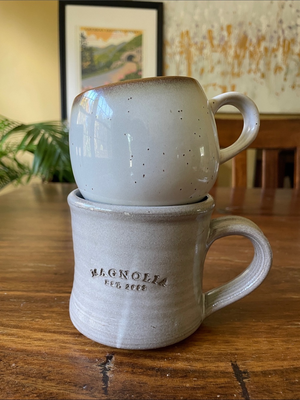 2 Magnolia Market + Hearth and Hand Stoneware Mugs Waco Target Joanna Gaines